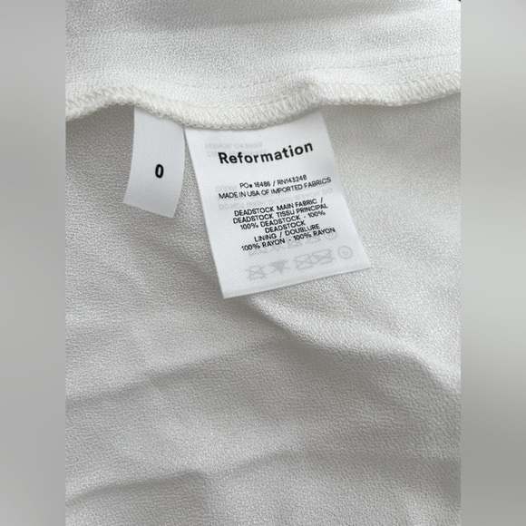 Reformation Annika white lace wedding dress NWT - Picture 10 of 10